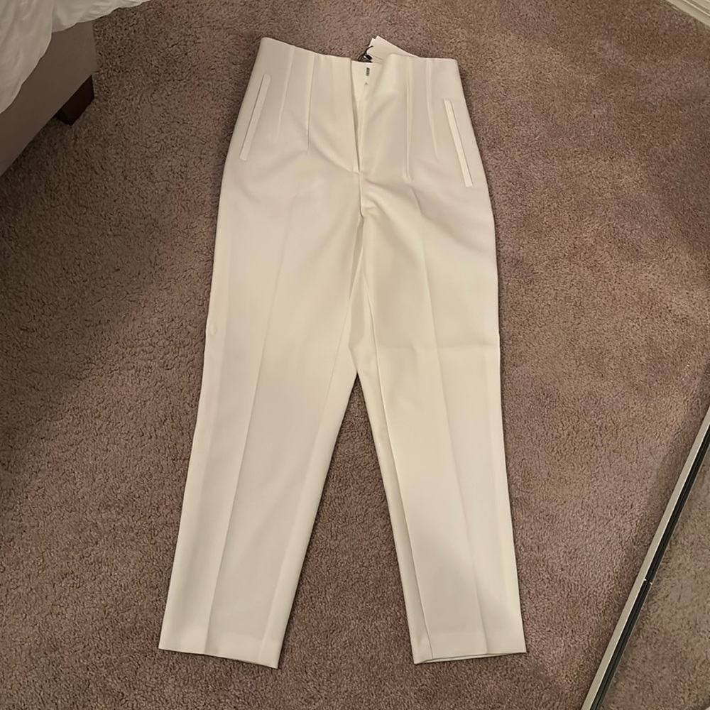 White Zara pants